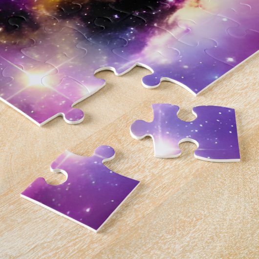 Nebula junior rosa und lila Wundergalaxien Puzzle (Seite)