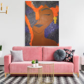 Nebula-Lange-Leinwand drucken Leinwanddruck (Insitu (Wohnzimmer))