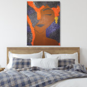 Nebula-Lange-Leinwand drucken Leinwanddruck (Insitu (Schlafzimmer))