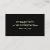 Nebula leuchtet modern und Beruflich Visitenkarte (Rückseite)