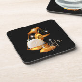 Nebula Libra Venus Zodiac Getränkeuntersetzer (Linke Seite)