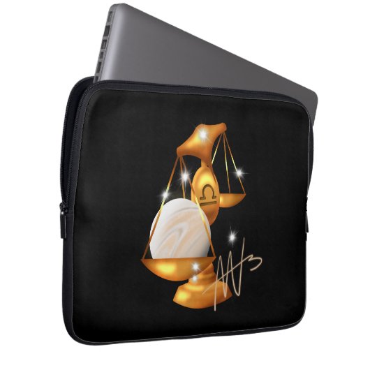 Nebula Libra Venus Zodiac Laptopschutzhülle (Vorne Rechts)