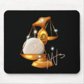 Nebula Libra Venus Zodiac Mousepad (Vorne)