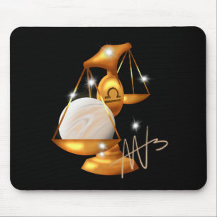 Nebula Libra Venus Zodiac Mousepad