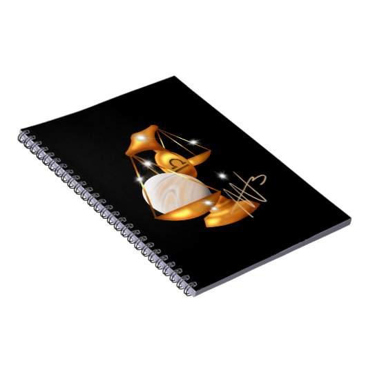 Nebula Libra Venus Zodiac Notizblock (Rechte Seite)