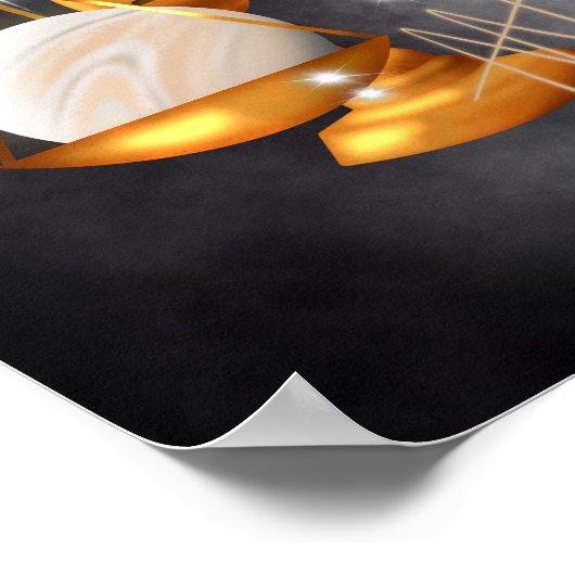 Nebula Libra Venus Zodiac Poster (Ecke)