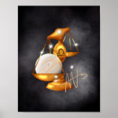 Nebula Libra Venus Zodiac Poster (Vorne)