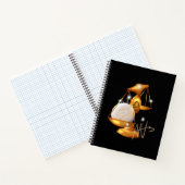 Nebula Libra Venus Zodiac Spiral Notizblock (Innenseite)