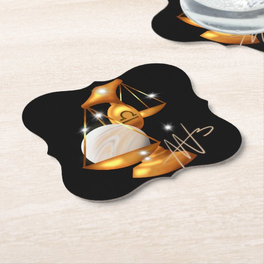 Nebula Libra Venus Zodiac Untersetzer (angewinkelt)