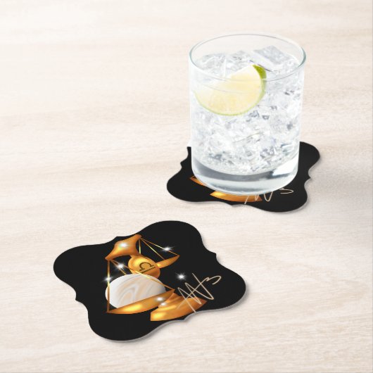 Nebula Libra Venus Zodiac Untersetzer (Vor Ort)