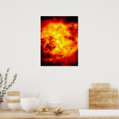 Nebula M1-67 rund um Star WR124 Poster (Küche)