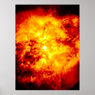 Nebula M1-67 rund um Star WR124 Poster