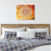 Nebula Mandala - Wrapped Canvas Leinwanddruck (Insitu (Schlafzimmer))
