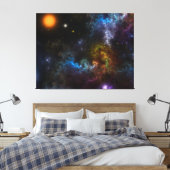 Nebula Menagerie Leinwanddruck (Insitu (Schlafzimmer))