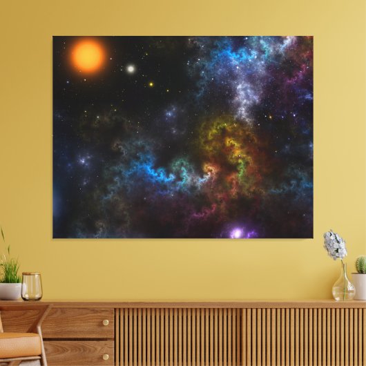 Nebula Menagerie Leinwanddruck (Insitu (Wohnzimmer))