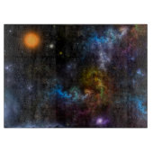 Nebula Menagerie Schneidebrett (Vorderseite)