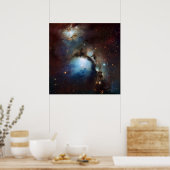 Nebula Messier 78 Weltraumastronomie Poster (Küche)