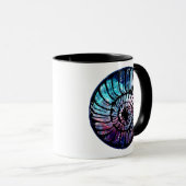 Nebula mit Sternen in einer Nautilus-Muschel Tasse (VorderseiteRechts)