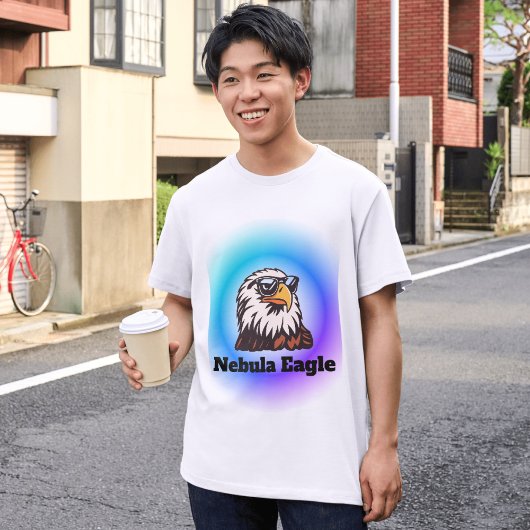 Nebula Neon Adler T-Shirt