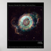 Nebula NGC 6369 Das Kleine Ghost Hubble Teleskop Poster (Vorne)