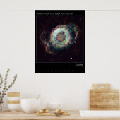 Nebula NGC 6369 Das Kleine Ghost Hubble Teleskop Poster (Küche)