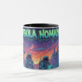 Nebula Nomads Space Astronaut Sci-Fi Combo Coffee  Tasse (Zentrum)