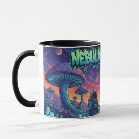 Nebula Nomads Space Astronaut Sci-Fi Combo Coffee Tasse (Links)