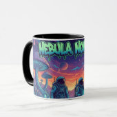 Nebula Nomads Space Astronaut Sci-Fi Combo Coffee Tasse (Vorderseite Links)