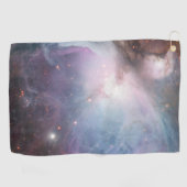 Nebula orion Astronomie Blau Rosa Kosmos Sterne Golfhandtuch (Horizontal)