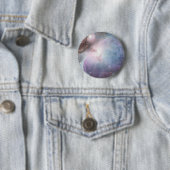 Nebula Orion Astronomisch blau-braune beige Sterne Button (Beispiel)