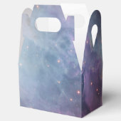 Nebula Orion Astronomisch blau-braune beige Sterne Geschenkschachtel (Geöffnet)