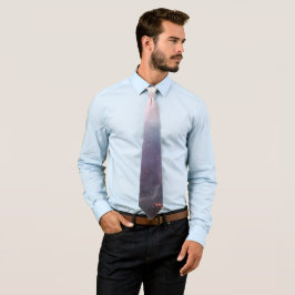 Nebula Orion Astronomisch blau-braune beige Sterne Krawatte