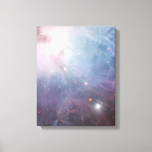 Nebula Orion Astronomisch blau-braune beige Sterne Leinwanddruck