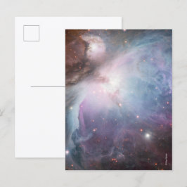 Nebula Orion Astronomisch blau-braune beige Sterne Postkarte