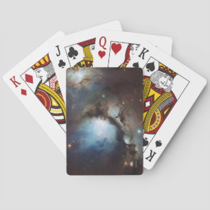 Nebula Orion Astronomisch blau-braune beige Sterne Spielkarten