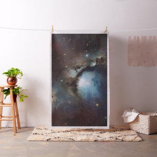 Nebula Orion Astronomisch blau-braune beige Sterne Stoff