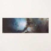 Nebula Orion Astronomisch blau-braune beige Sterne Yogamatte (Vorderseite (Horizontal))