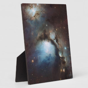 Nebula Orion Astronomy blue brown beige sky stars Fotoplatte