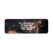 Nebula Outer Space Astronomie Labels (Vorne)