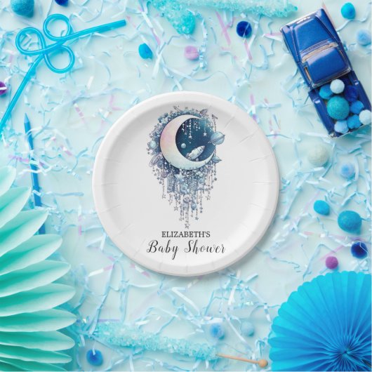 Nebula Outerspace Stars Babydusche Pappteller (Party)