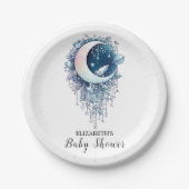 Nebula Outerspace Stars Babydusche Pappteller (Vorderseite)