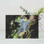 Nebula Painting Grußkarte Karte (Stehend Vorderseite)