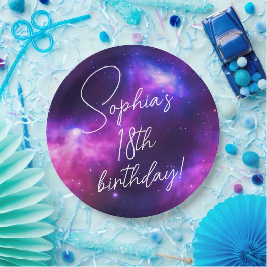 Nebula Pappteller (Party)