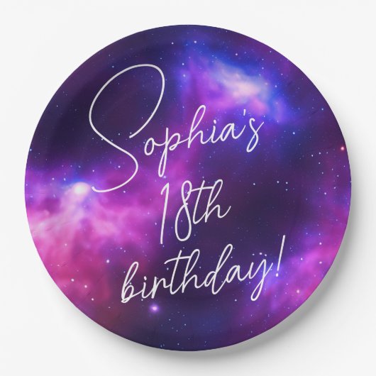 Nebula Pappteller (Vorderseite)