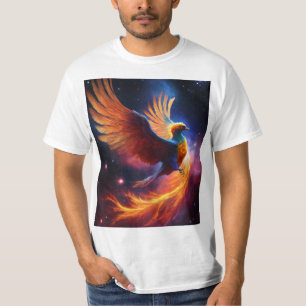 : Nebula Phoenix: Ein kosmischer Vogel der wirbeln T-Shirt