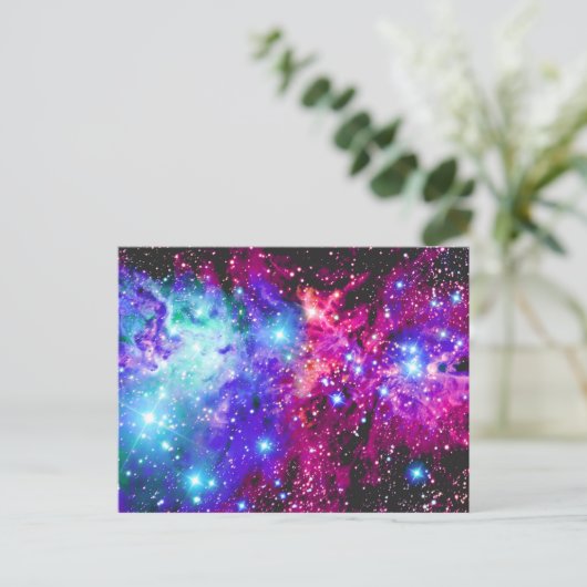 Nebula Postkarte (Stehend Vorderseite)