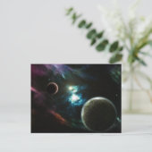 Nebula Postkarte (Stehend Vorderseite)