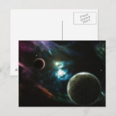 Nebula Postkarte (Vorne/Hinten)