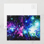 Nebula Postkarte (Vorne/Hinten)