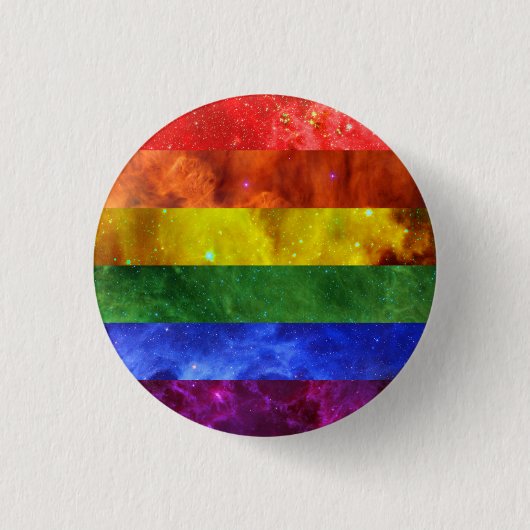 Nebula Pride Abzeichen Button (Vorderseite)
